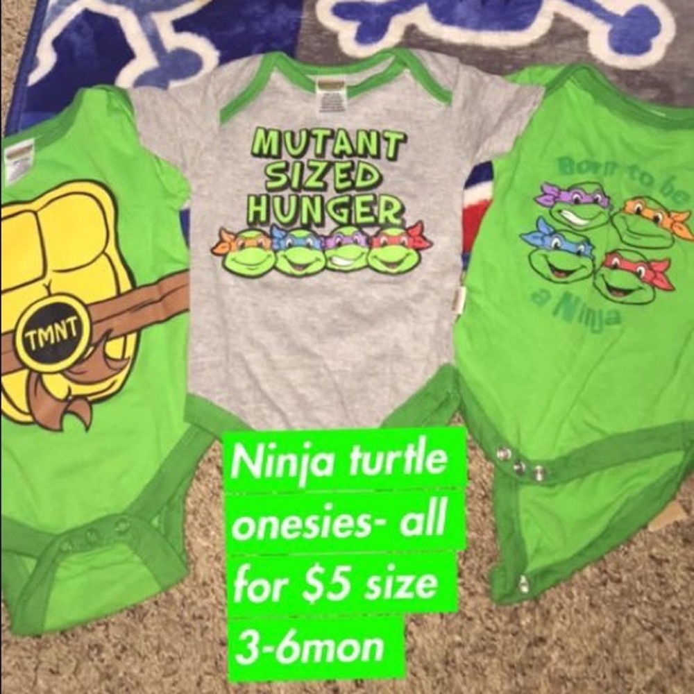 Ninja turtle onsies
